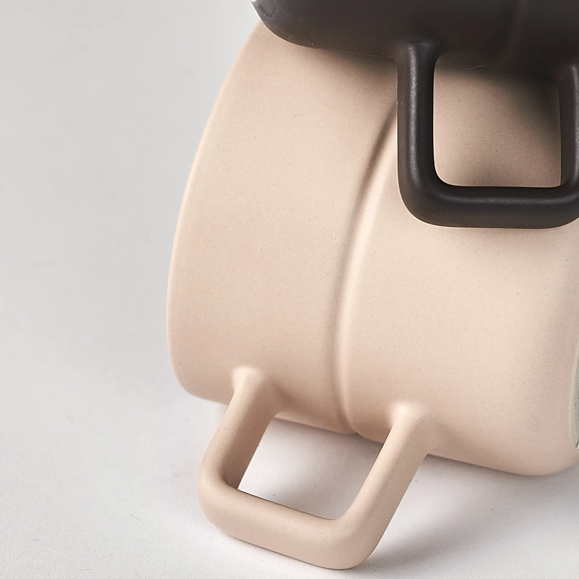 2 Tazas Lines 50 cl, Beige NJRD