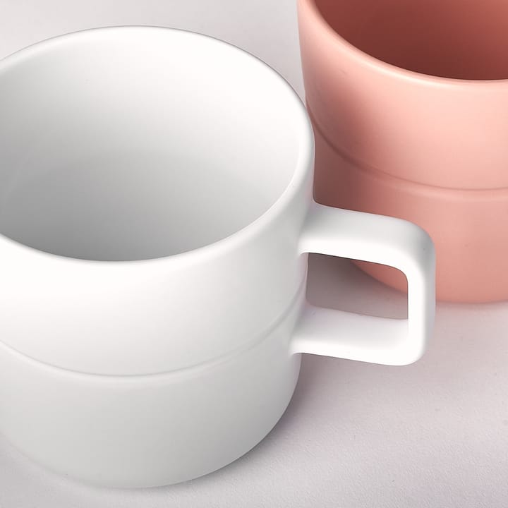 2 Tazas Lines 50 cl, blanco NJRD