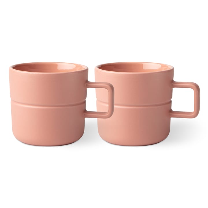 2 Tazas Lines 50 cl, Rosa NJRD