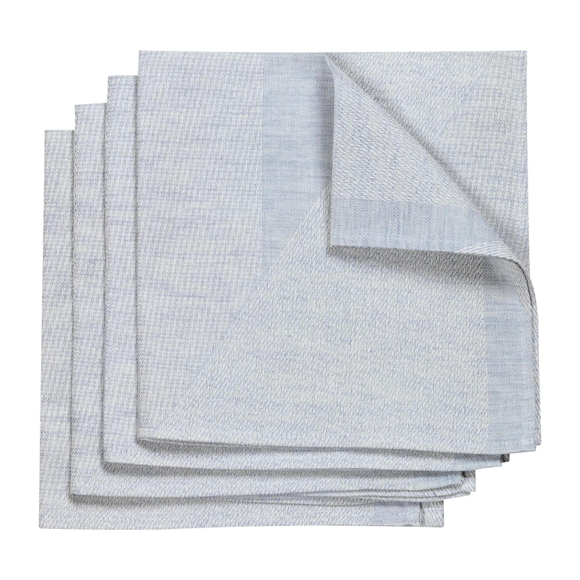 4 Servilletas Metric 47x47 cm, azul-blanco NJRD