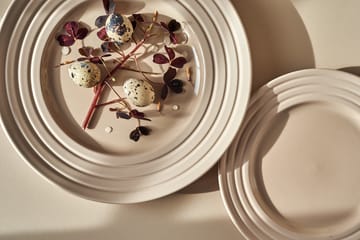 6 Platos Lines Ø21 cm - Beige - NJRD