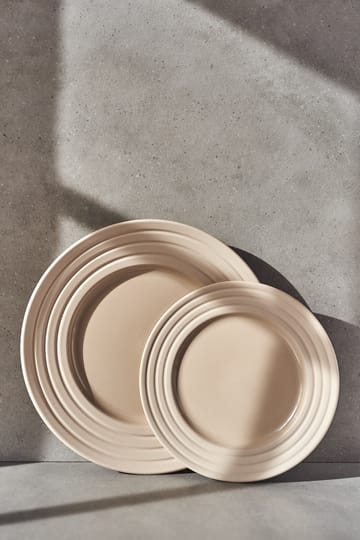 6 Platos Lines Ø21 cm - Beige - NJRD