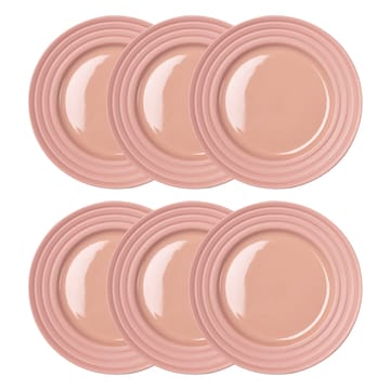 6 Platos Lines Ø21 cm - Rosa - NJRD