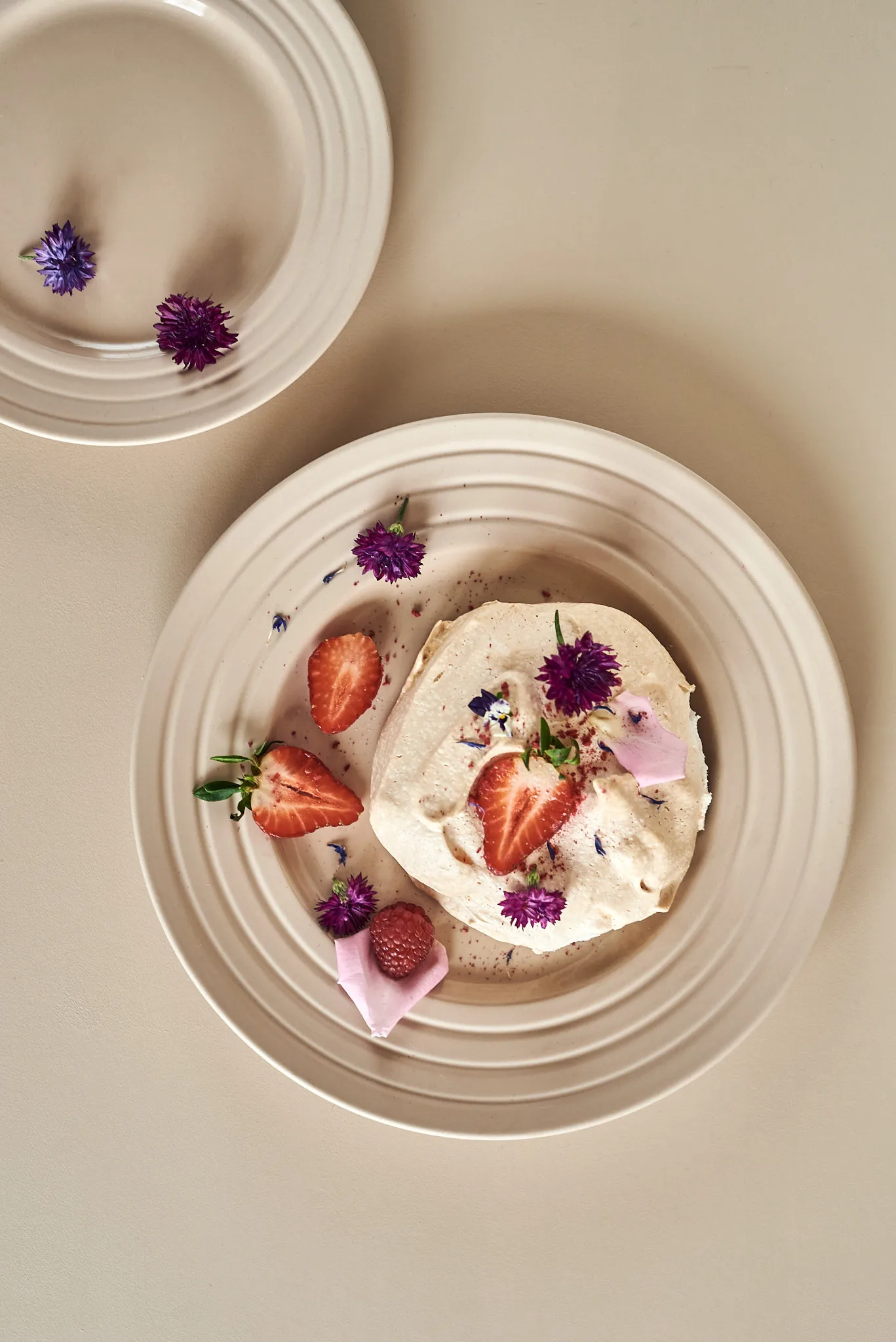 6 Platos Lines Ø27 cm, Beige NJRD