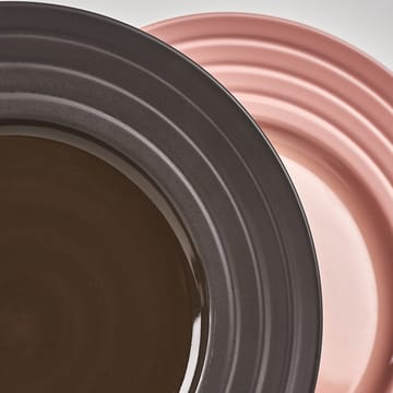 6 Platos Lines Ø27 cm - marrón - NJRD