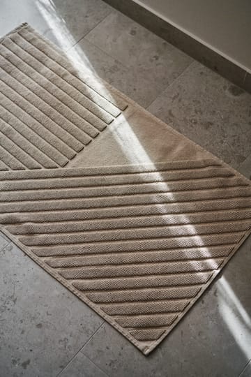 Alfombra de baño Stripes 50x90 cm - Beige - NJRD