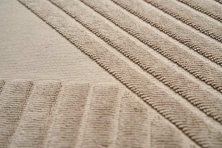 Alfombra de baño Stripes 50x90 cm, Beige NJRD