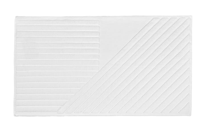 Alfombra de baño Stripes 50x90 cm - blanco - NJRD