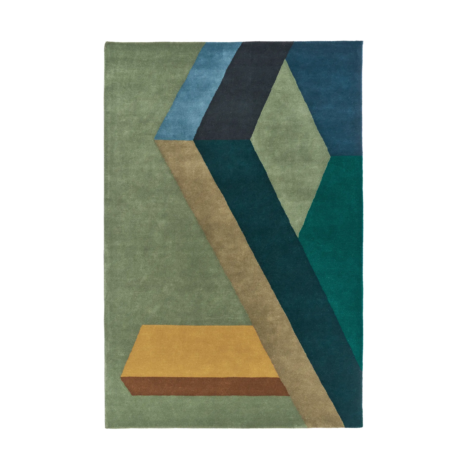 Alfombra de lana ASPEKT Pavilion Petroleum, 250x350 cm NJRD