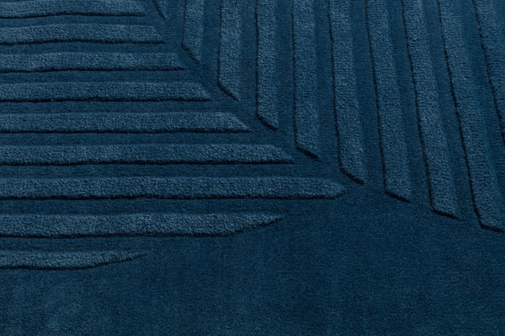 Alfombra de lana Levels circles azul - 170x240 cm - NJRD
