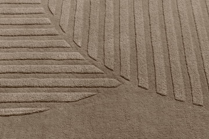Alfombra de lana Levels circles mole, 200x300 cm NJRD