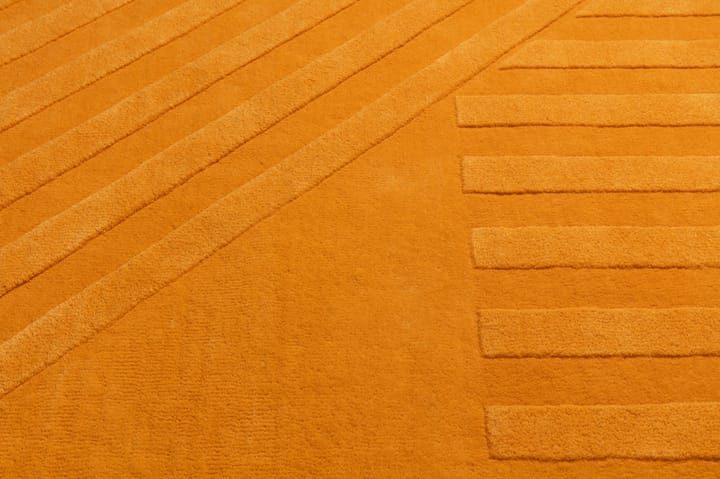 Alfombra de lana Levels stripes amarillo, 170x240 cm NJRD