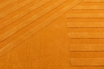 Alfombra de lana Levels stripes amarillo - 170x240 cm - NJRD