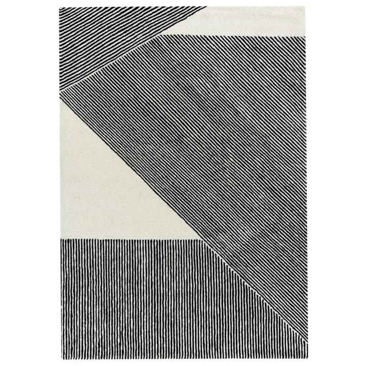 Alfombra de lana Stripes blanco natural - 200x300 cm - NJRD