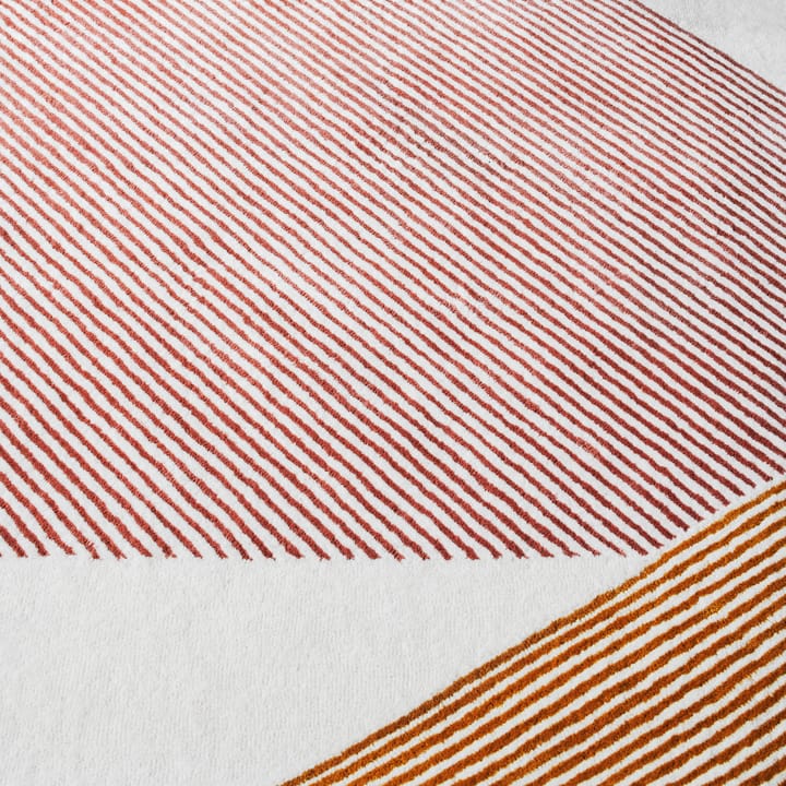 Alfombra de lana Stripes rosa, 200x300 cm NJRD