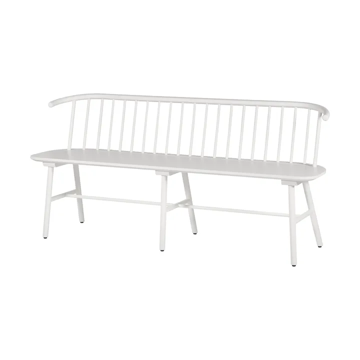 Banco de comedor VIOR - Roble lacado en blanco - NJRD