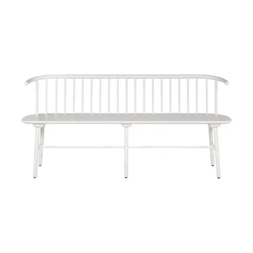 Banco de comedor VIOR - Roble lacado en blanco - NJRD
