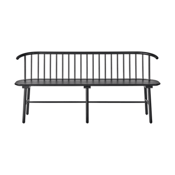 Banco de comedor VIOR - Roble lacado en negro - NJRD