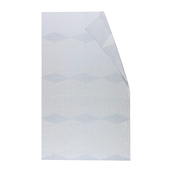 Geometric Mantel de lino 147x250 cm - azul-blanco - NJRD