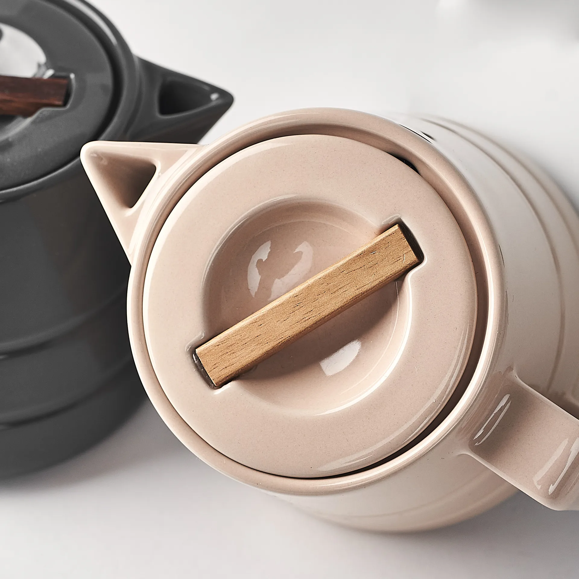 Jarra de leche Lines 50 cl, Beige NJRD