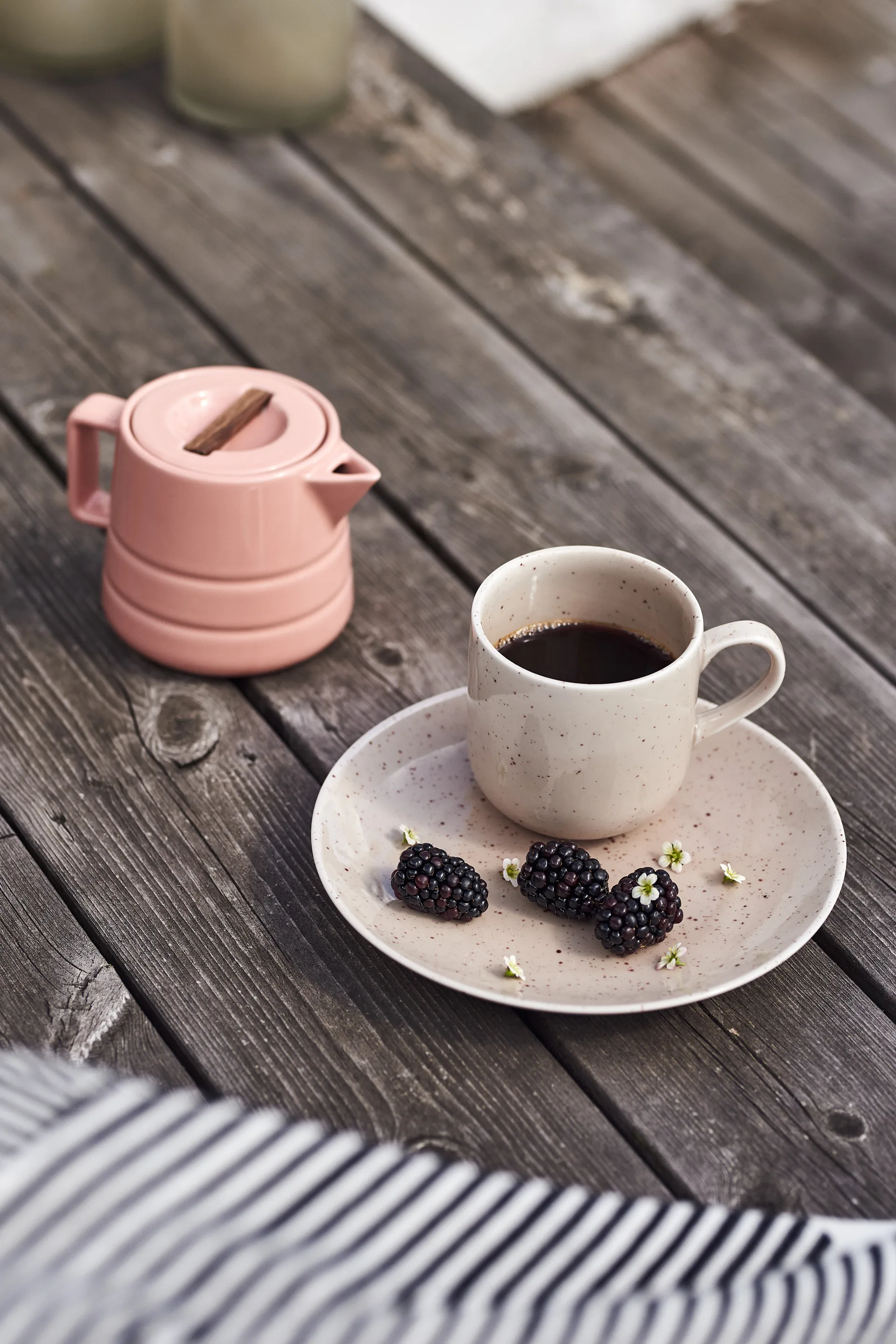 Jarra de leche Lines 50 cl, Rosa NJRD