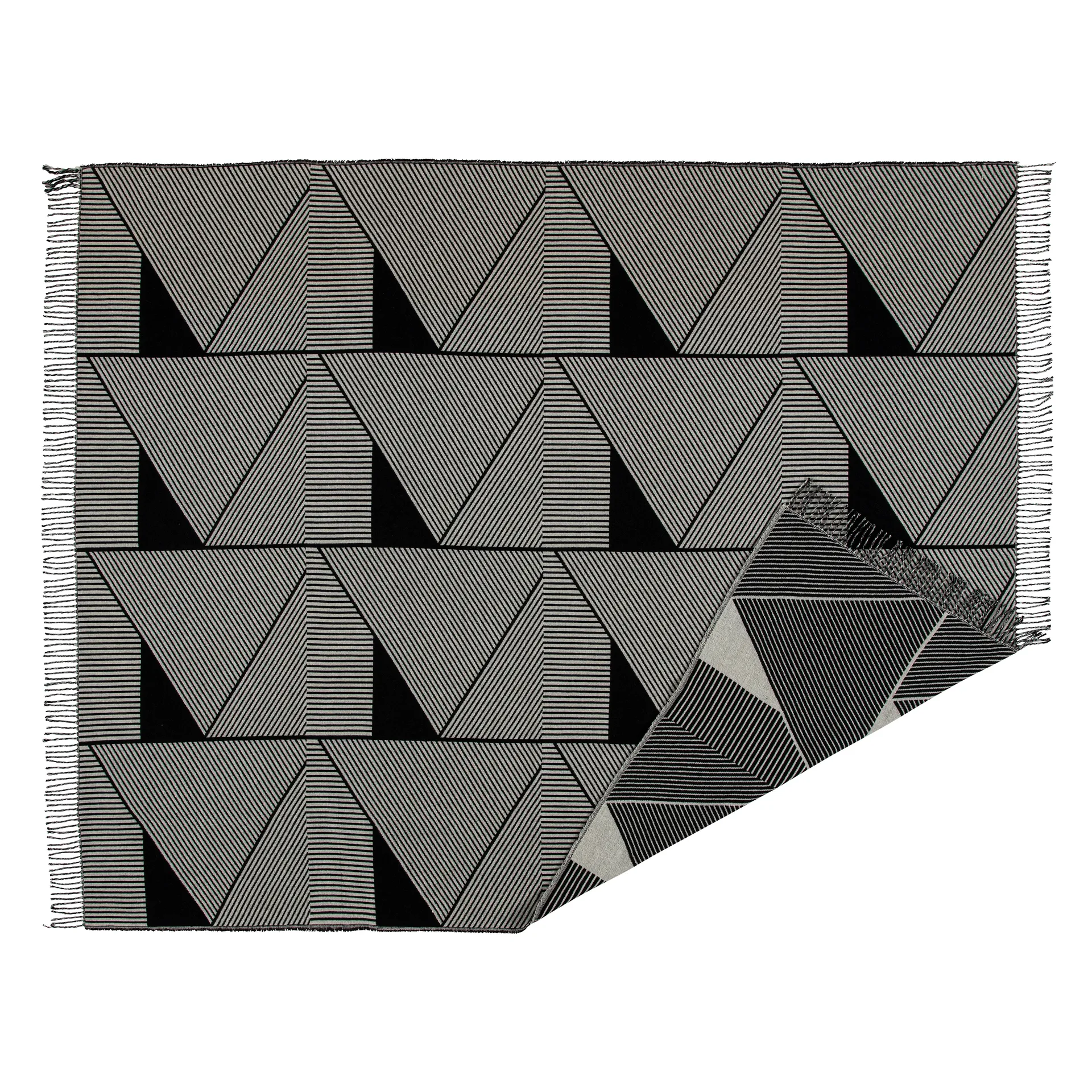 Manta de algodón Metric focus, negro NJRD