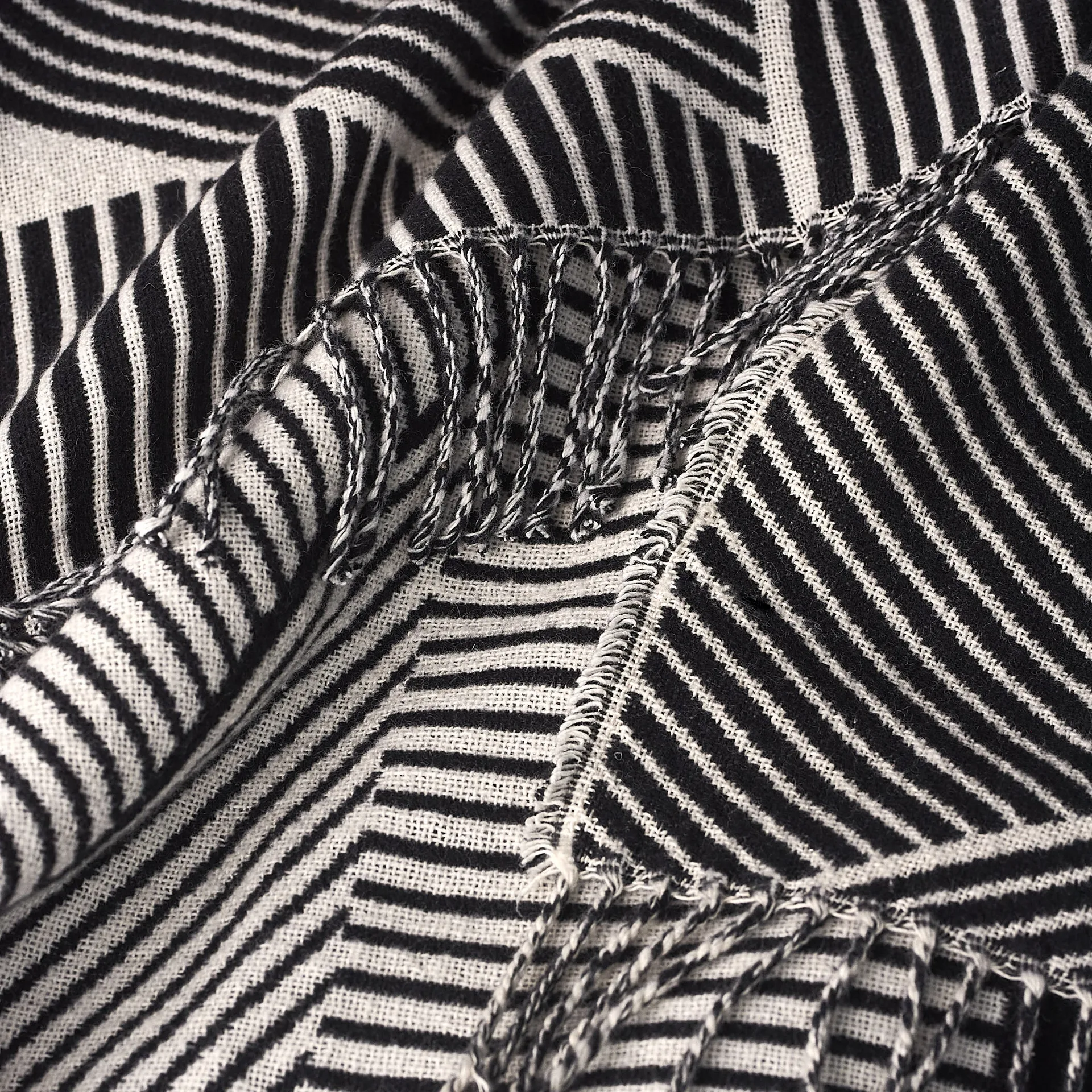 Manta de algodón Metric focus, negro NJRD