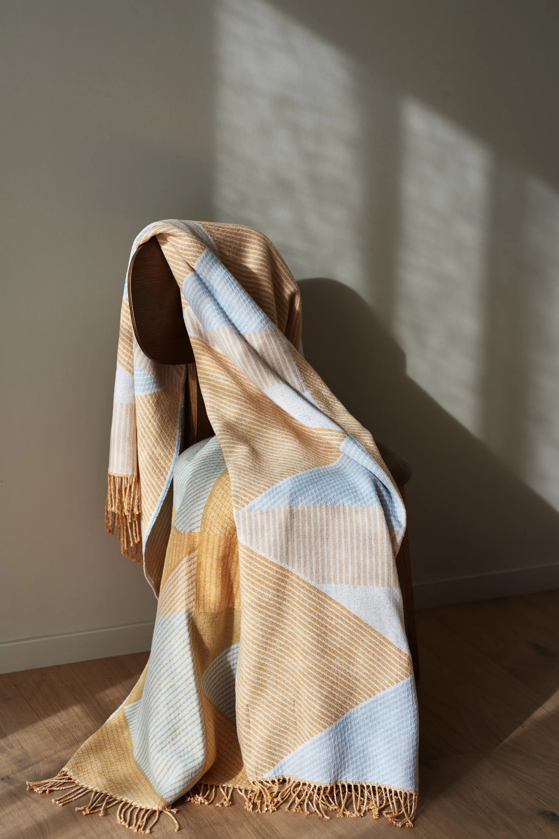 Manta de algodón Metric focus No. 2 130x185 cm, amarillo NJRD