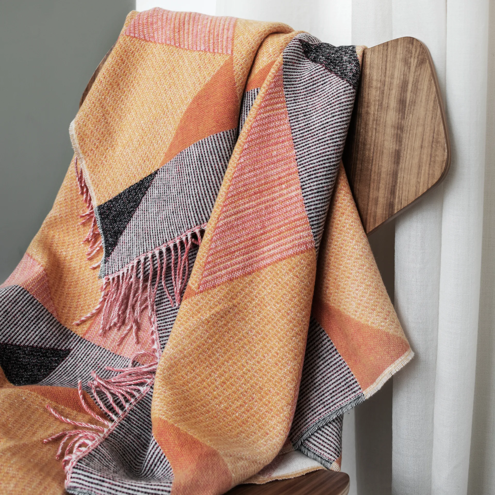 Manta de algodón Metric, Rosa NJRD