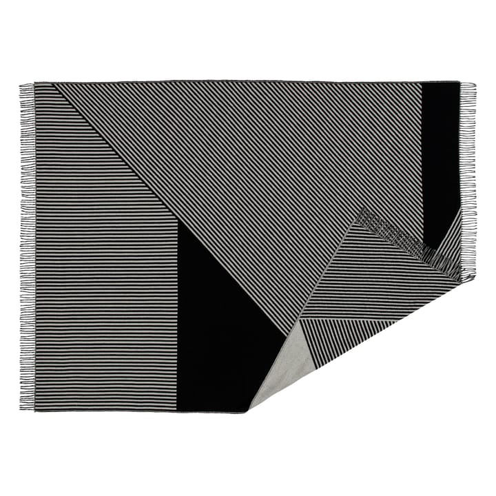 Manta de algodón Stripes, negro NJRD