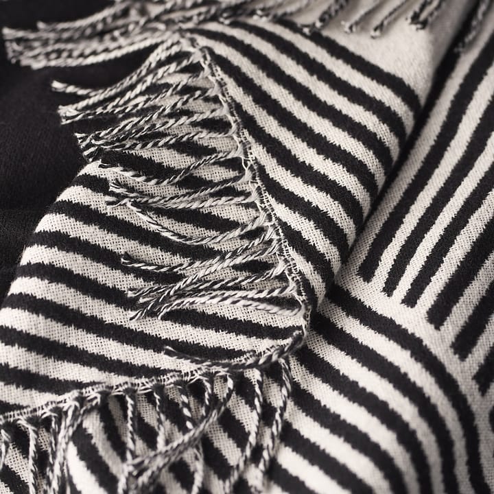 Manta de algodón Stripes, negro NJRD