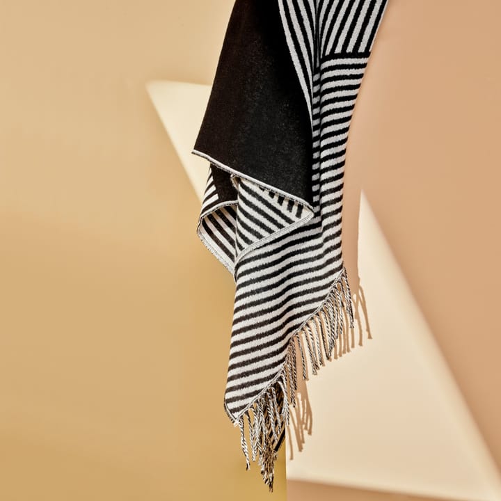 Manta de algodón Stripes, negro NJRD