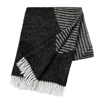 Manta de lana Circles 130x185 cm - negro - NJRD