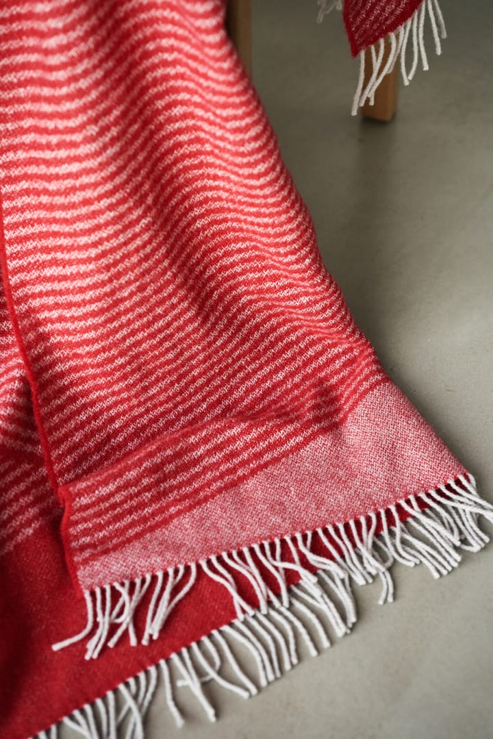 Manta de lana Rectangles seasonal edition 130x185 cm, Rojo NJRD