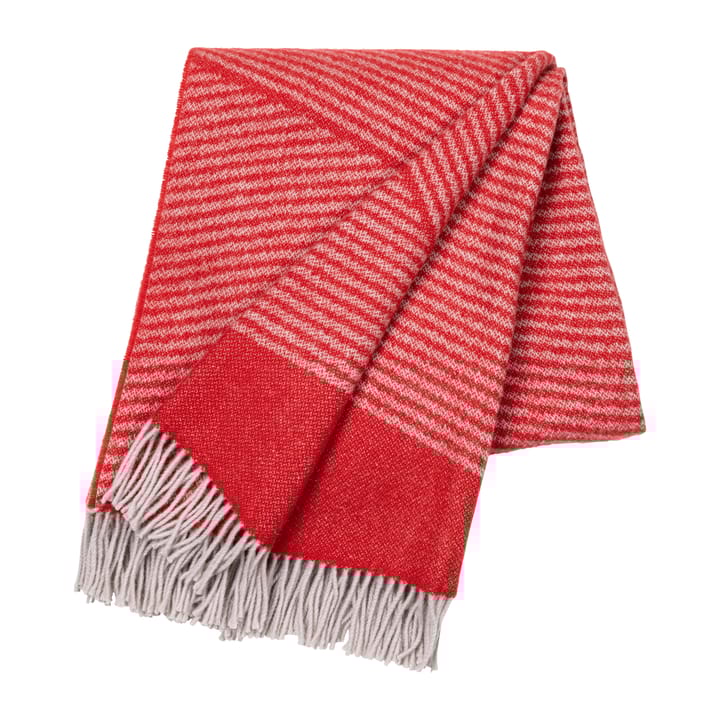 Manta de lana Rectangles seasonal edition 130x185 cm, Rojo NJRD