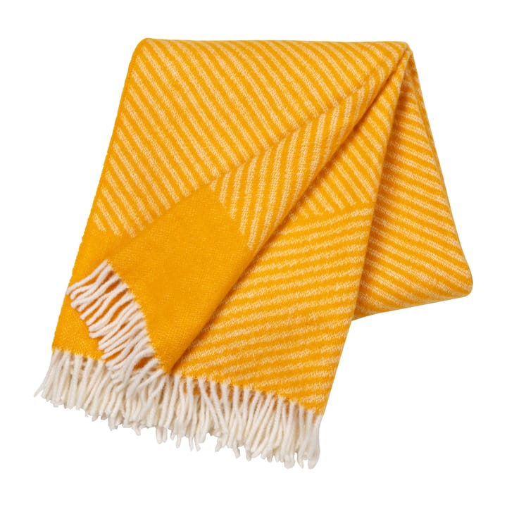 Manta de lana Stripes 130x185 cm, amarillo NJRD