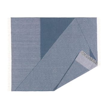 Manta de lana Stripes 130x185 cm - azul - NJRD