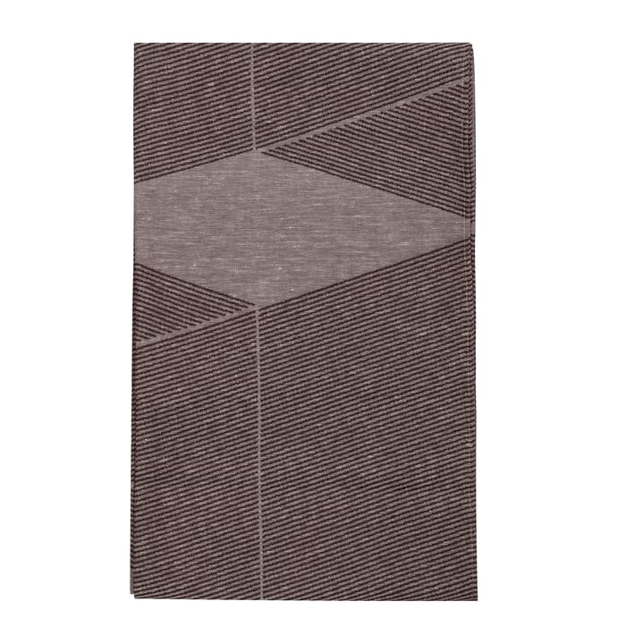 Mantel Geometric 147x250 cm, marrón-blanco NJRD