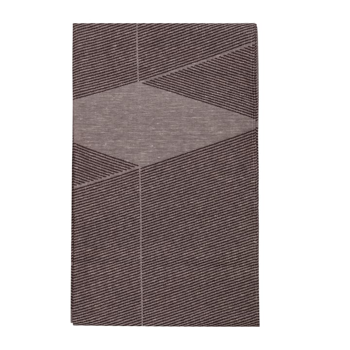 Mantel Geometric 147x250 cm - marrón-blanco - NJRD