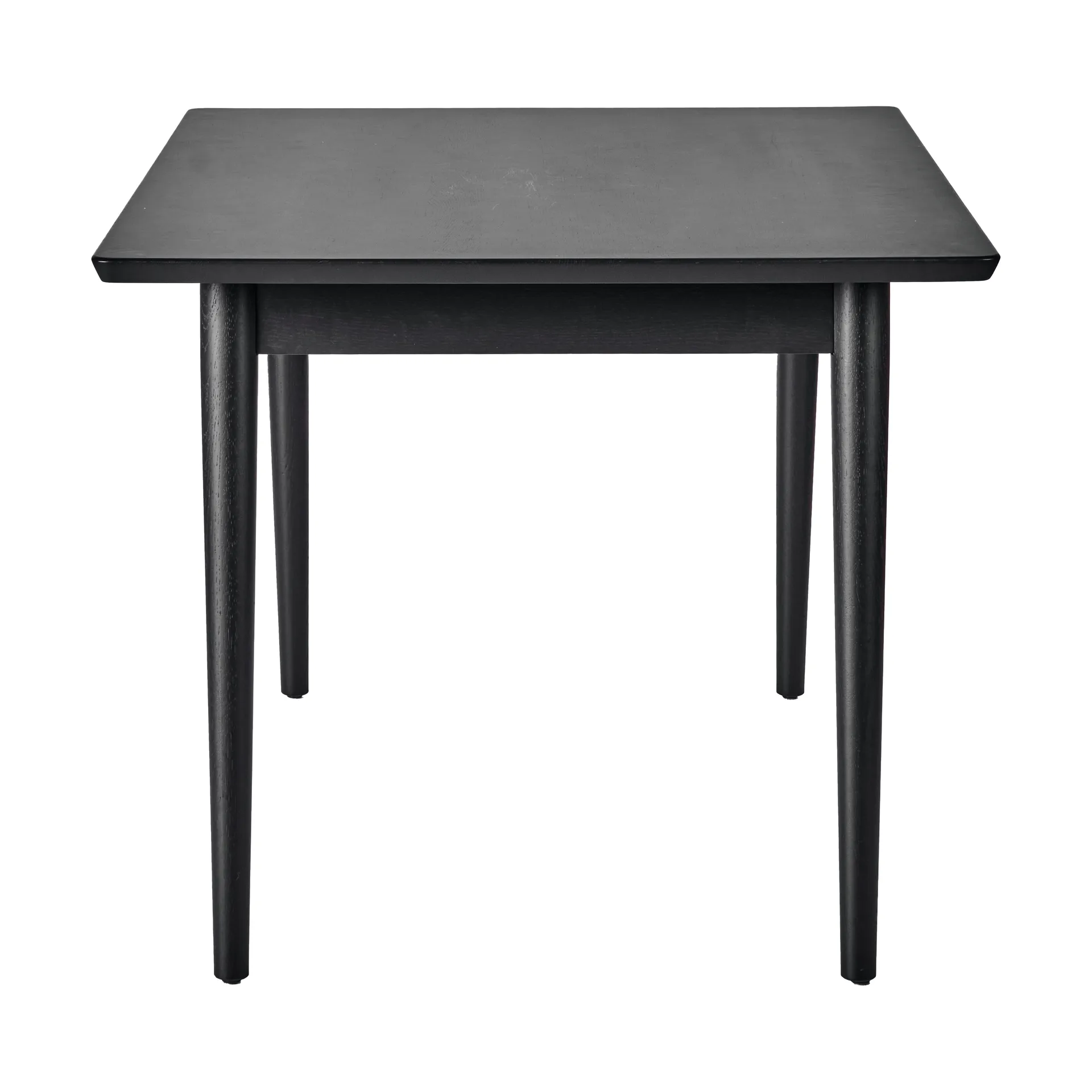 Mesa de comedor VIOR 90x120 cm, Roble lacado en negro NJRD