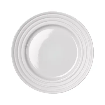Plato Lines Ø21 cm - blanco - NJRD