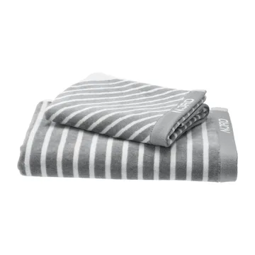 Set de toallas Stripes 4 piezas - Gris - NJRD