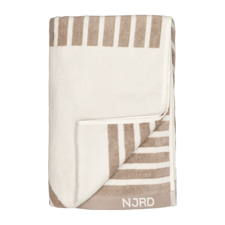 Toalla de baño Stripes 100x150 cm - Beige - NJRD