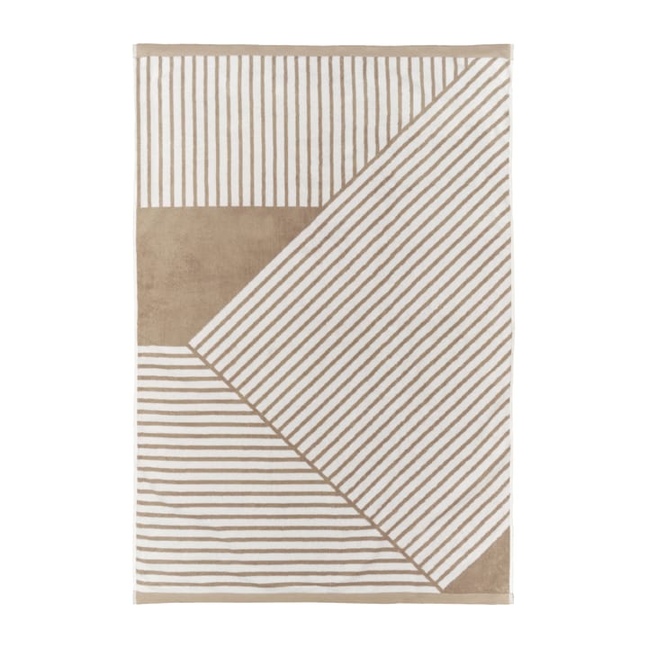 Toalla de baño Stripes 100x150 cm, Beige NJRD