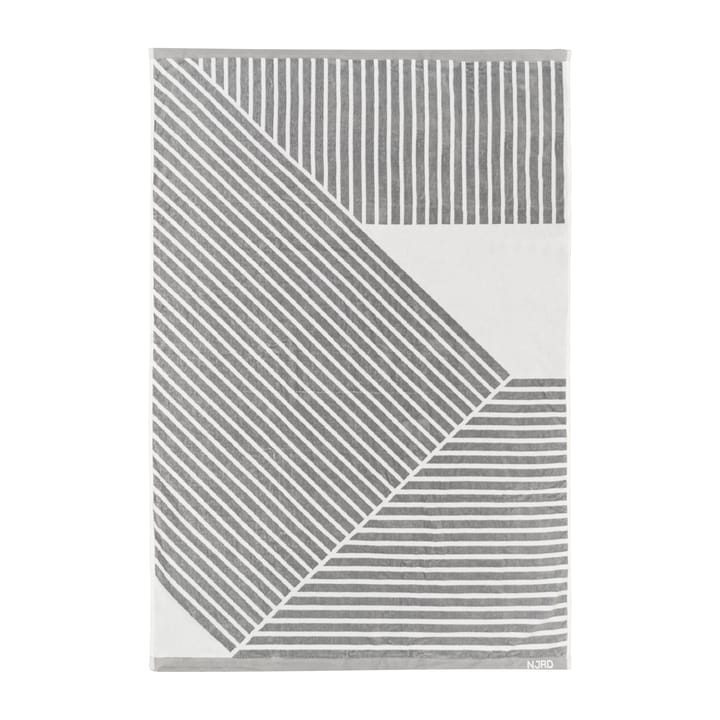 Toalla de baño Stripes 100x150 cm, Gris NJRD