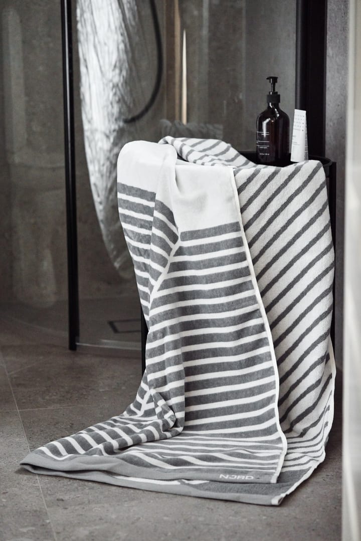 Toalla de baño Stripes 100x150 cm, Gris NJRD