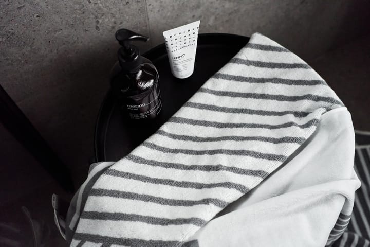Toalla de baño Stripes 100x150 cm, Gris NJRD