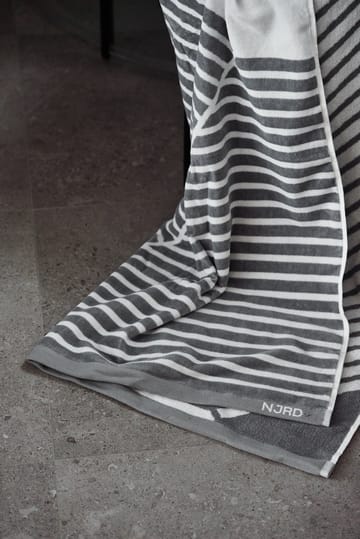 Toalla de baño Stripes 100x150 cm - Gris - NJRD