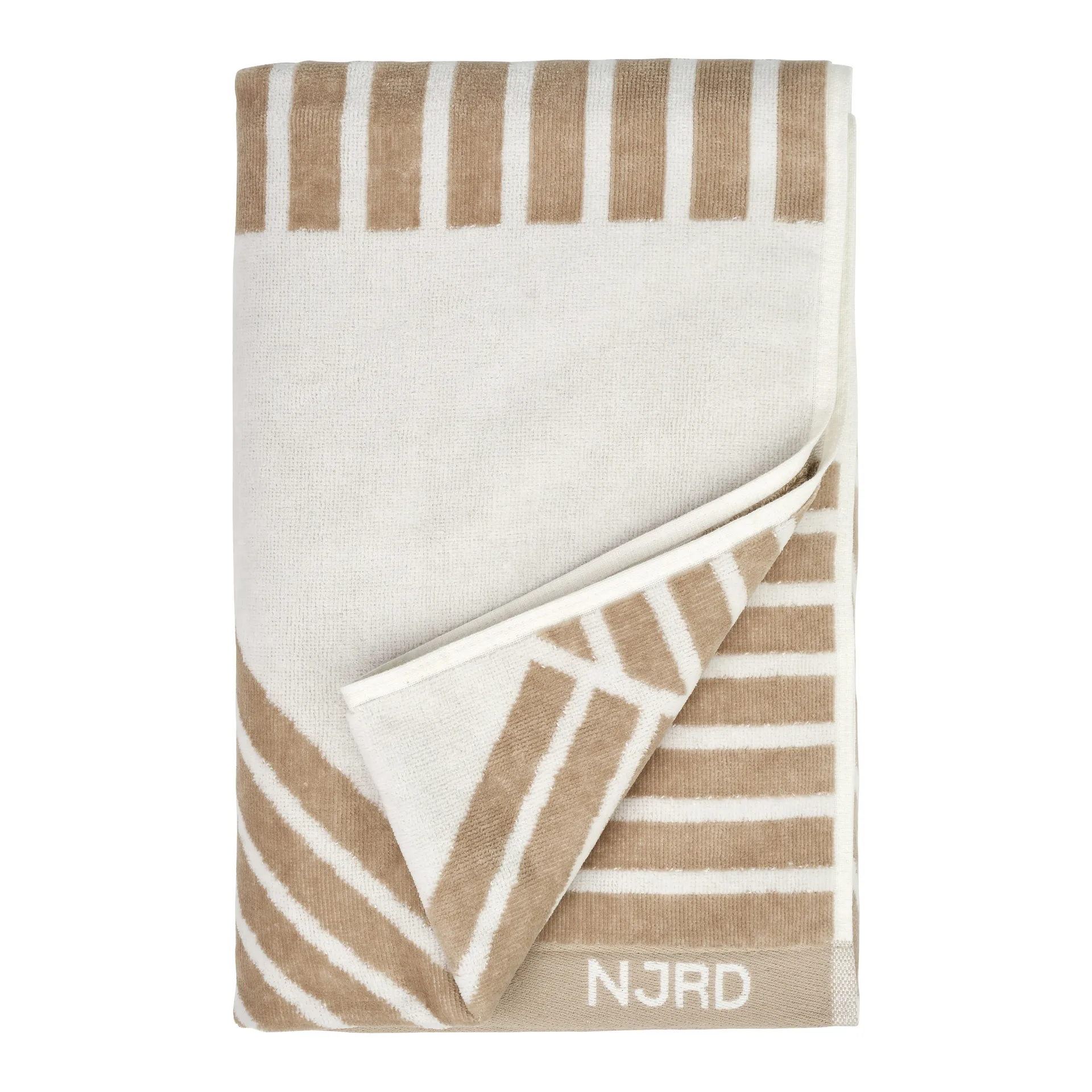 Toalla de baño Stripes 70x140 cm, beige NJRD