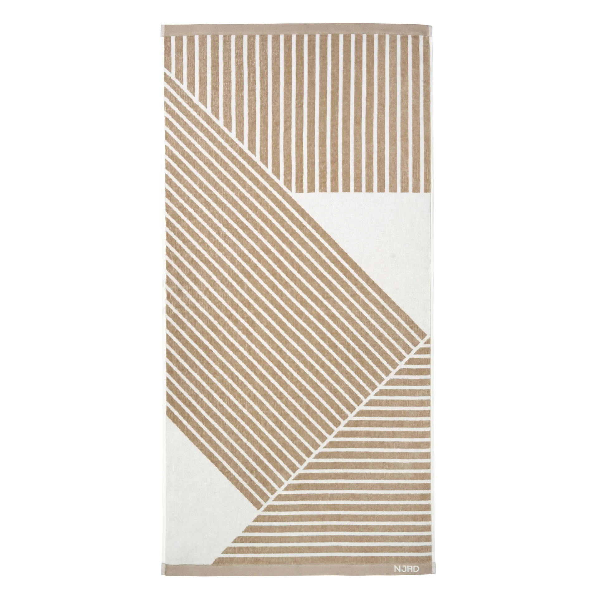 Toalla de baño Stripes 70x140 cm, beige NJRD